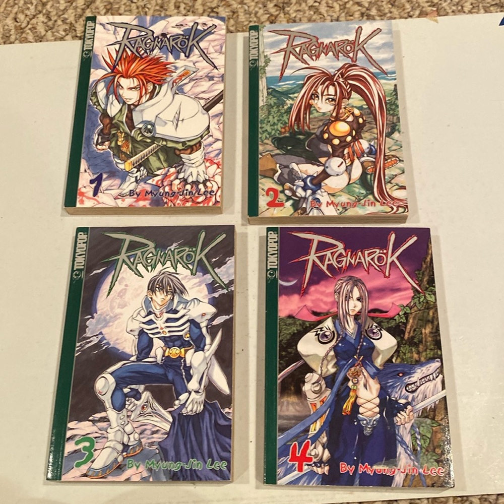 Ragnarok Graphic Novels Volumes 1-4